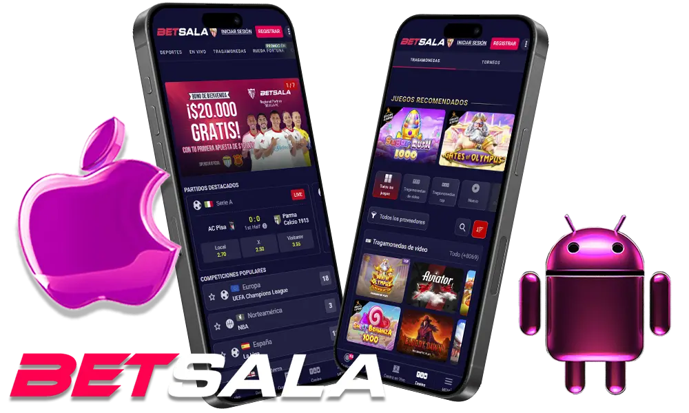 Aplicación móvil Betsala Chile